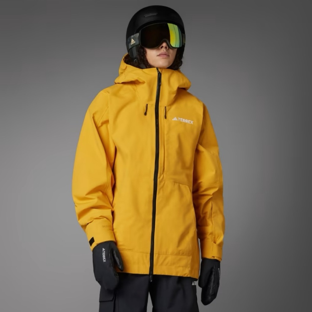 ADIDAS TERREX TECHROCK 3-LAYER ALPINE SKI/SNOWBOARDING WATERPROOF JACKET sz XL